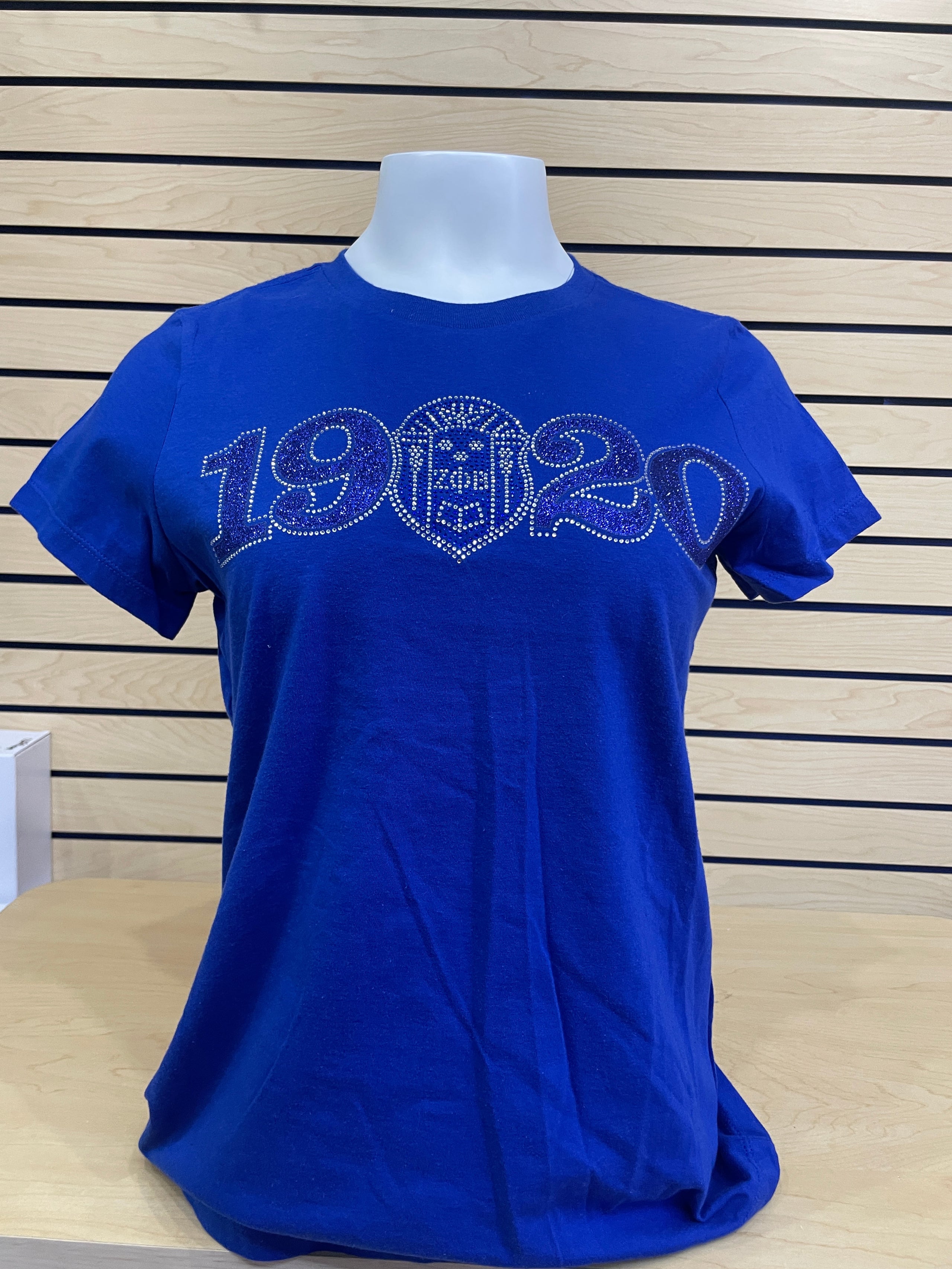 1920 Bling Shield Tee | The Exclusive Touch, LLC.